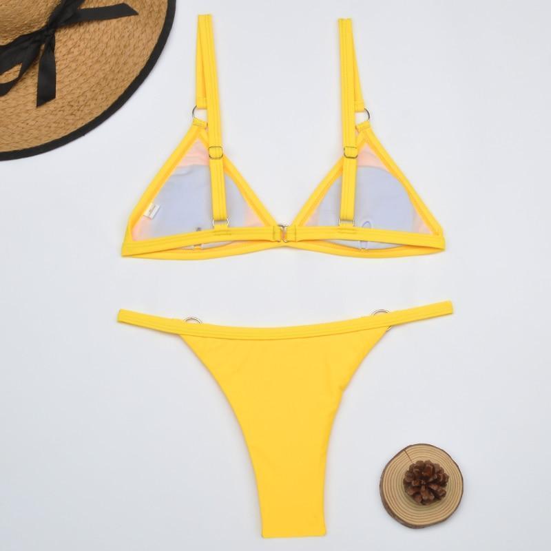 Summer | Women's Adjustable Triangle Bikini Set
