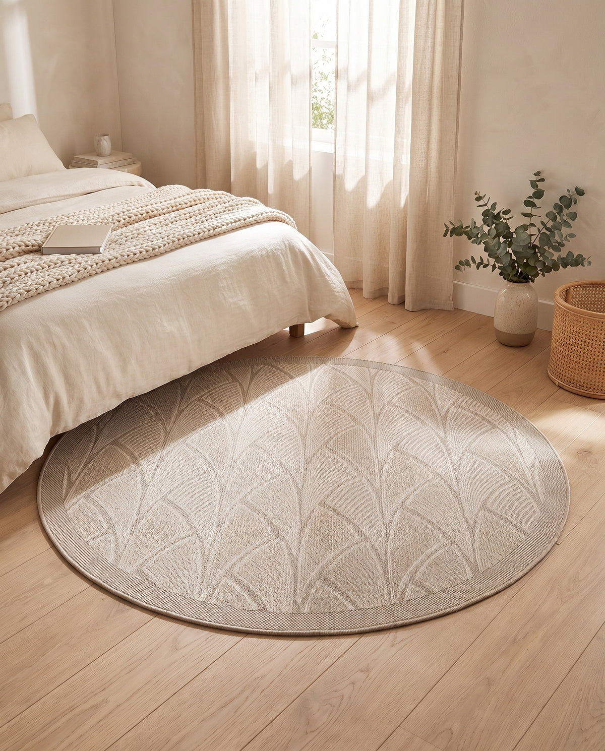 Easy Clean Rug Artisan Blossom Spillproof Pet-Friendly Chic Livi | Non-Slip Backing, 5-8ft