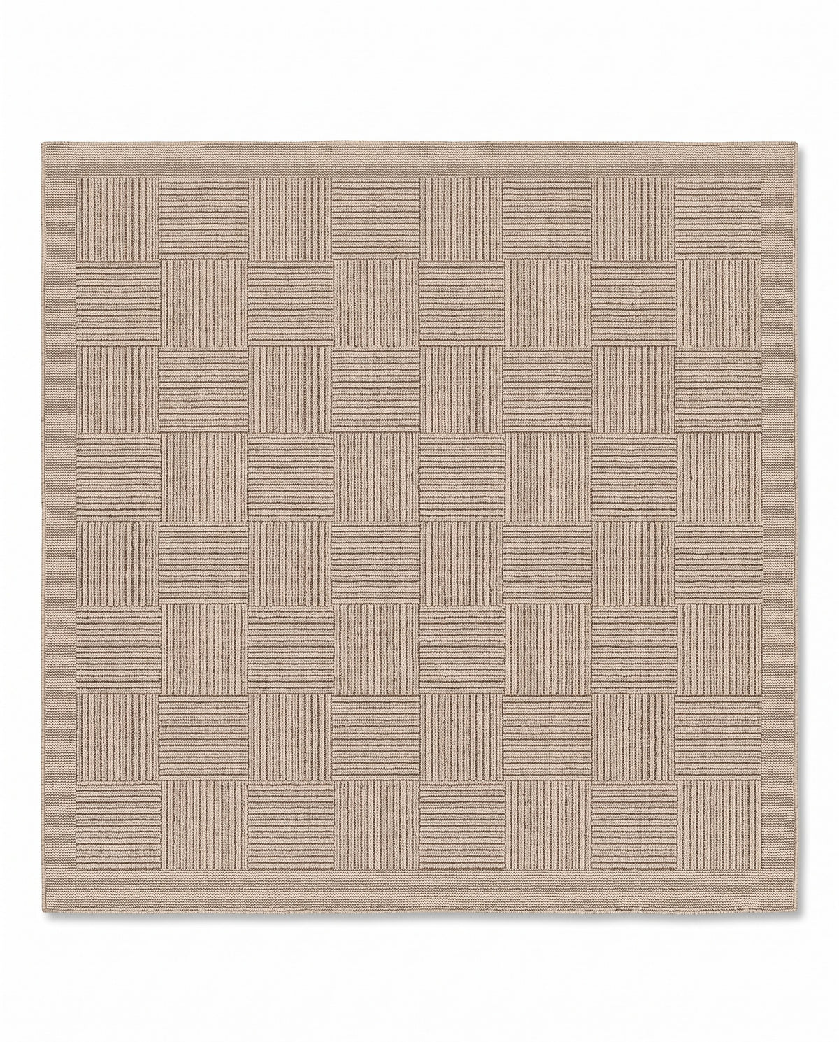 Easy Clean Rug Classic Checkerboard Spillproof Modern Living Roo | Durable Pile, 2-9ft
