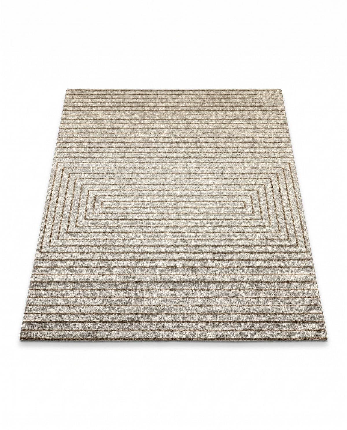Easy Clean Rug Linear Elegance Durable Non-Slip Pet-Friendly Min | Indoor Use, 2-9ft