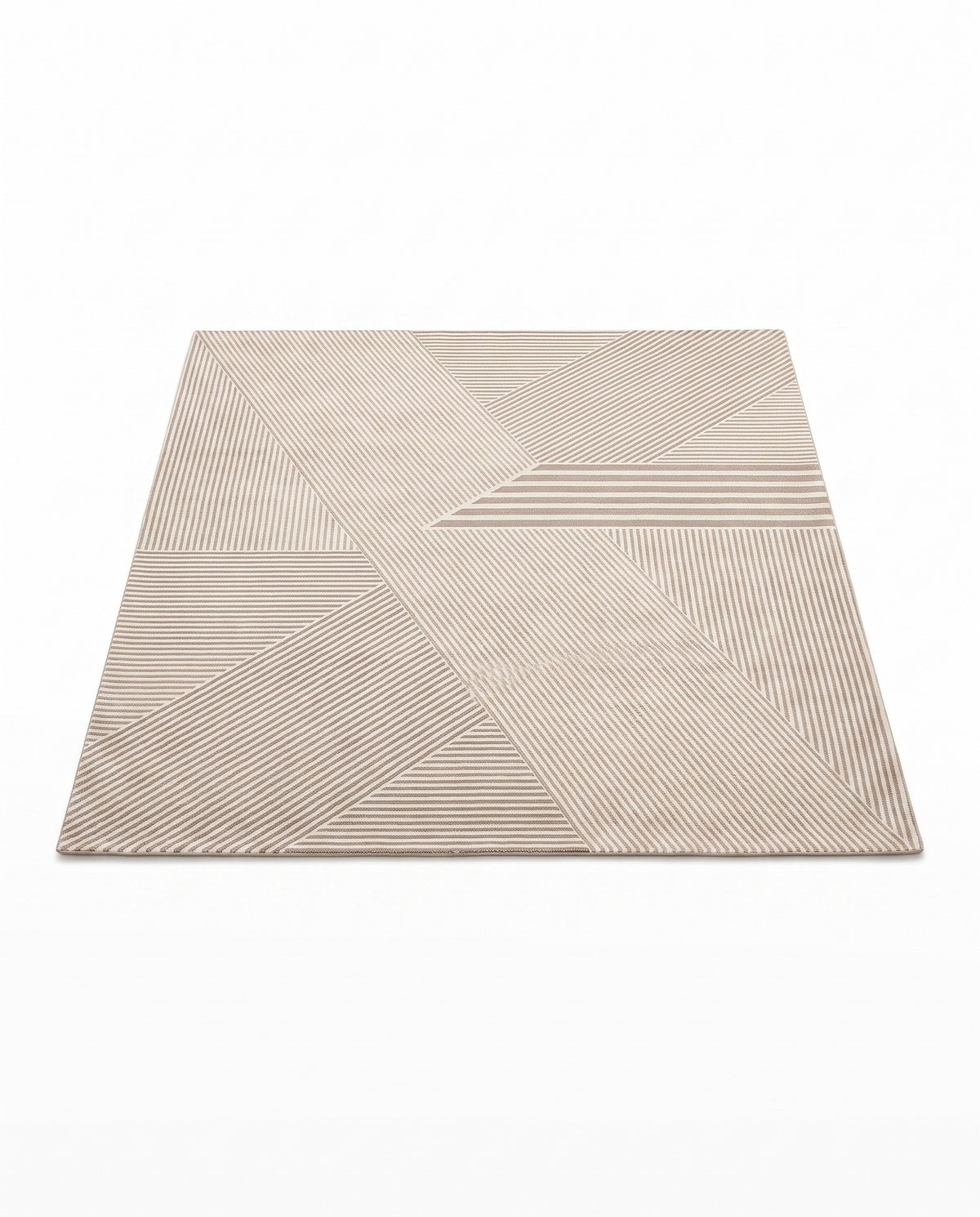 Easy Clean Rug Modern Geometric Non-Slip Quick-Drying Bath Mat | Durable Pile, 1-9ft