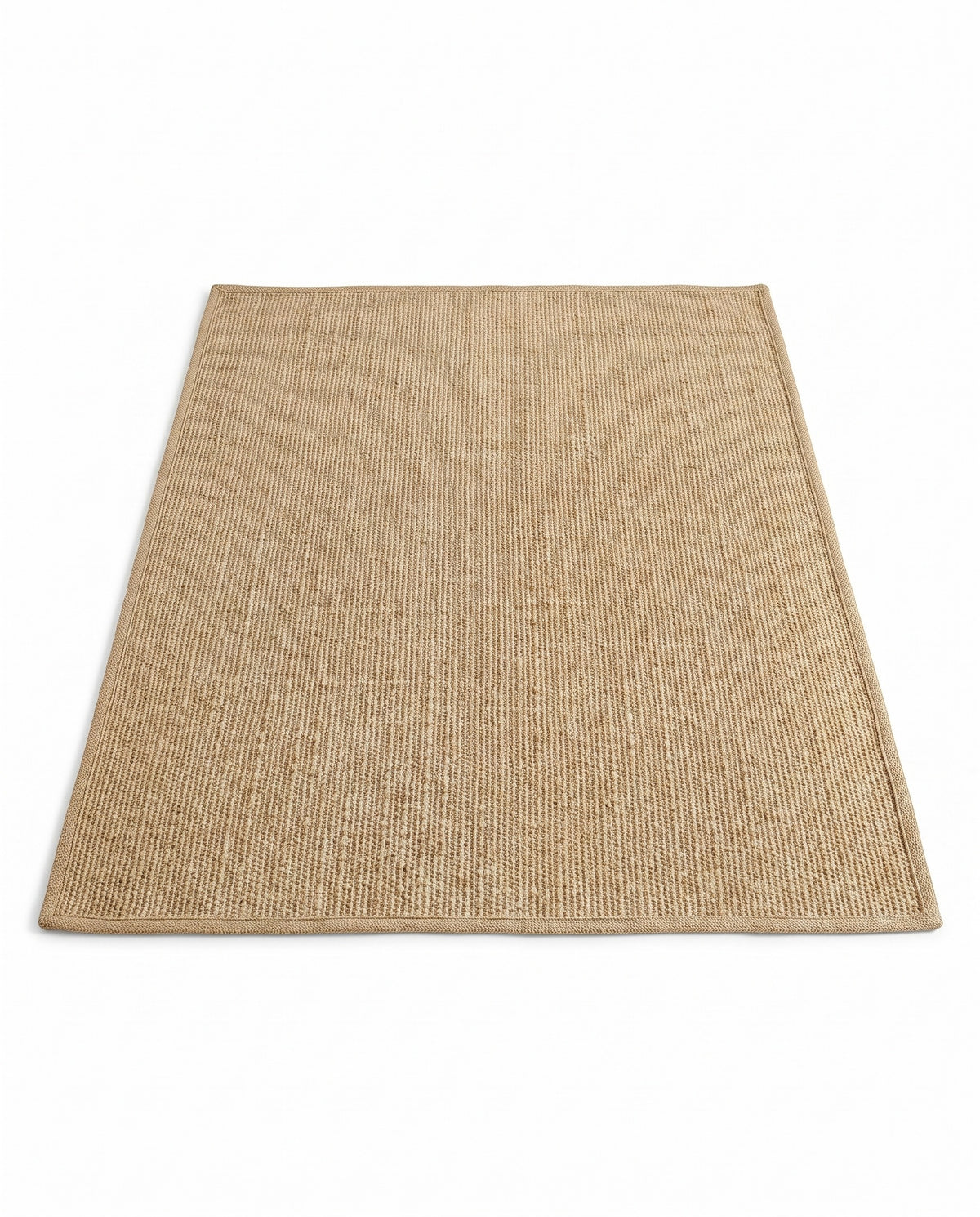Easy Clean Rug Natural Border Jute Durable Non-Slip Pet-Friendly | Indoor Use, 2-9ft