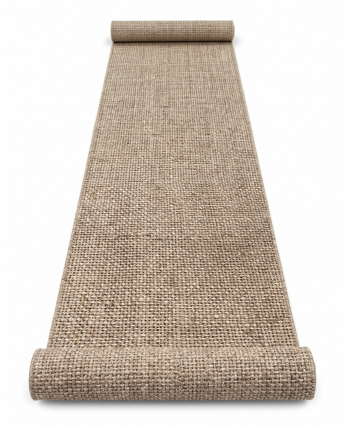 Easy Clean Rug Natural Jute Look Durable Non-Slip Pet-Friendly H | Indoor Use, 1-9ft