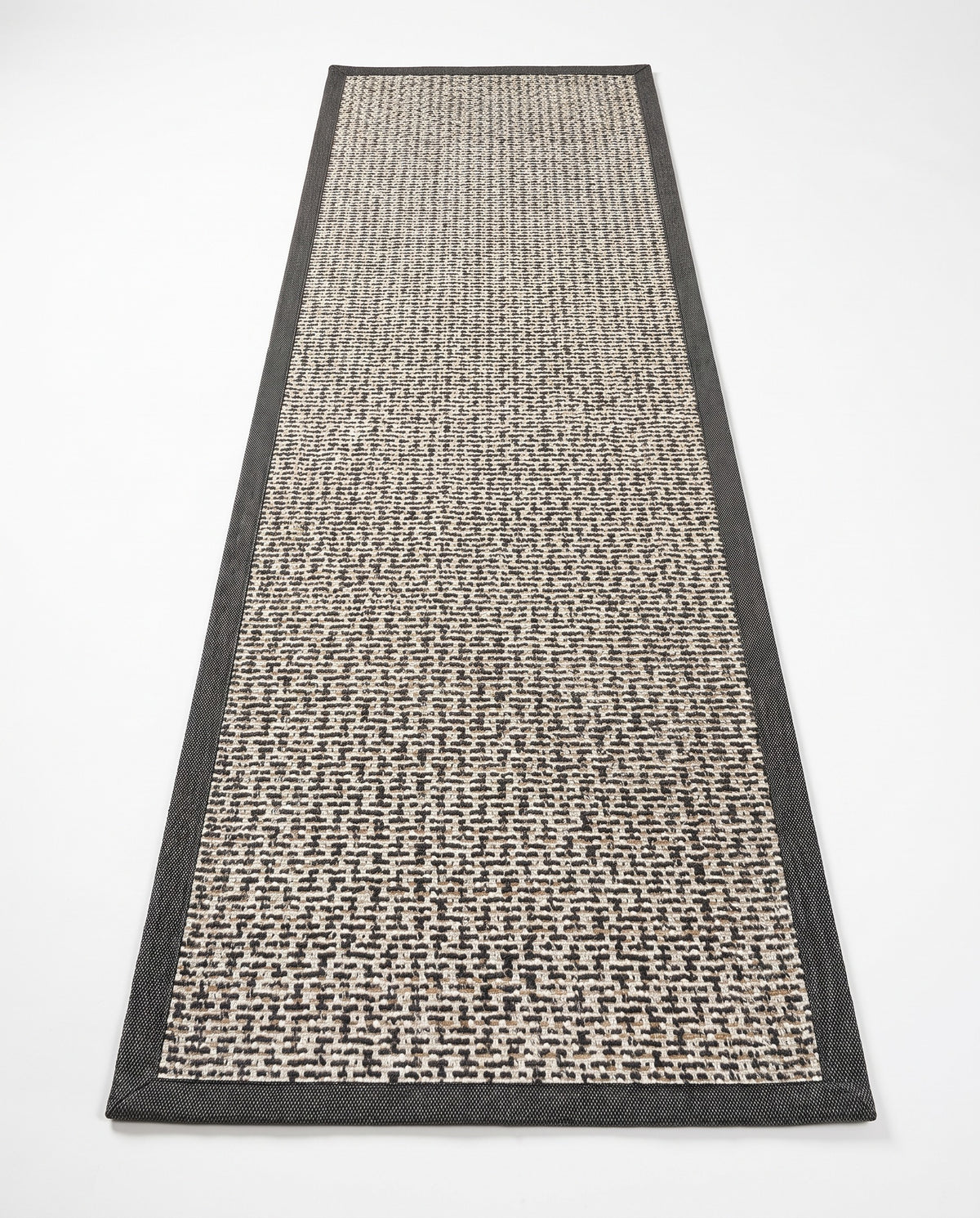 Easy Clean Rug Textured Border Durable Non-Slip Pet-Friendly Boh | Indoor Use, 1-6ft