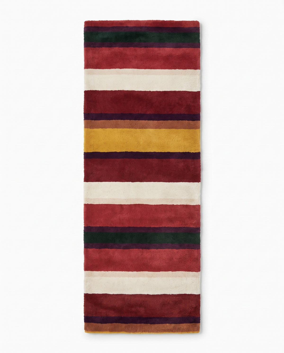 Easy Clean Rug Vintage Stripes Pet Friendly Runner Rug | Waterproof, 2-9ft
