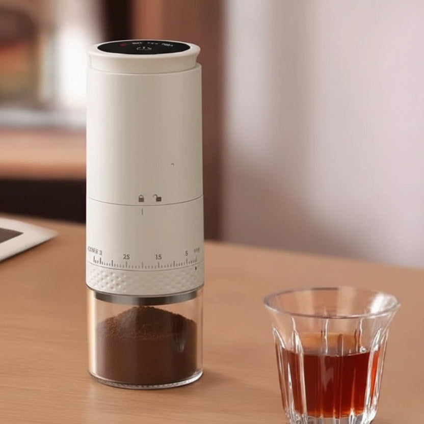 Electric Coffee Grinder with 38 Grind Settings, Rechargeable Battery and USB-C, view 3