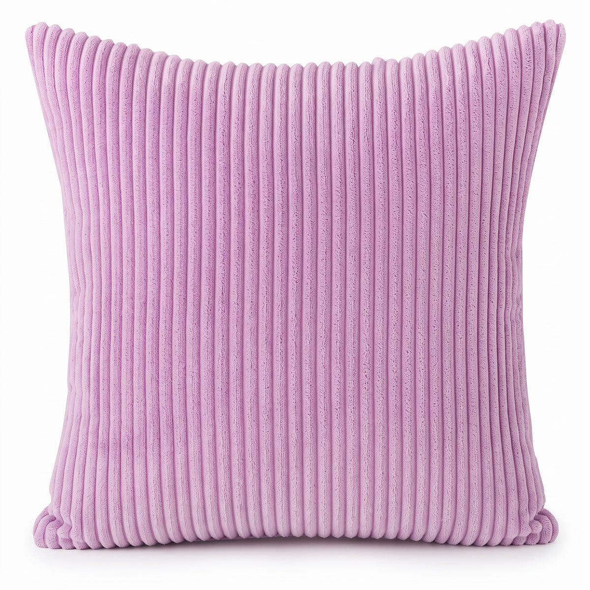 Striped Corduroy Cushion Cover | Soft Ribbed, 12-24in