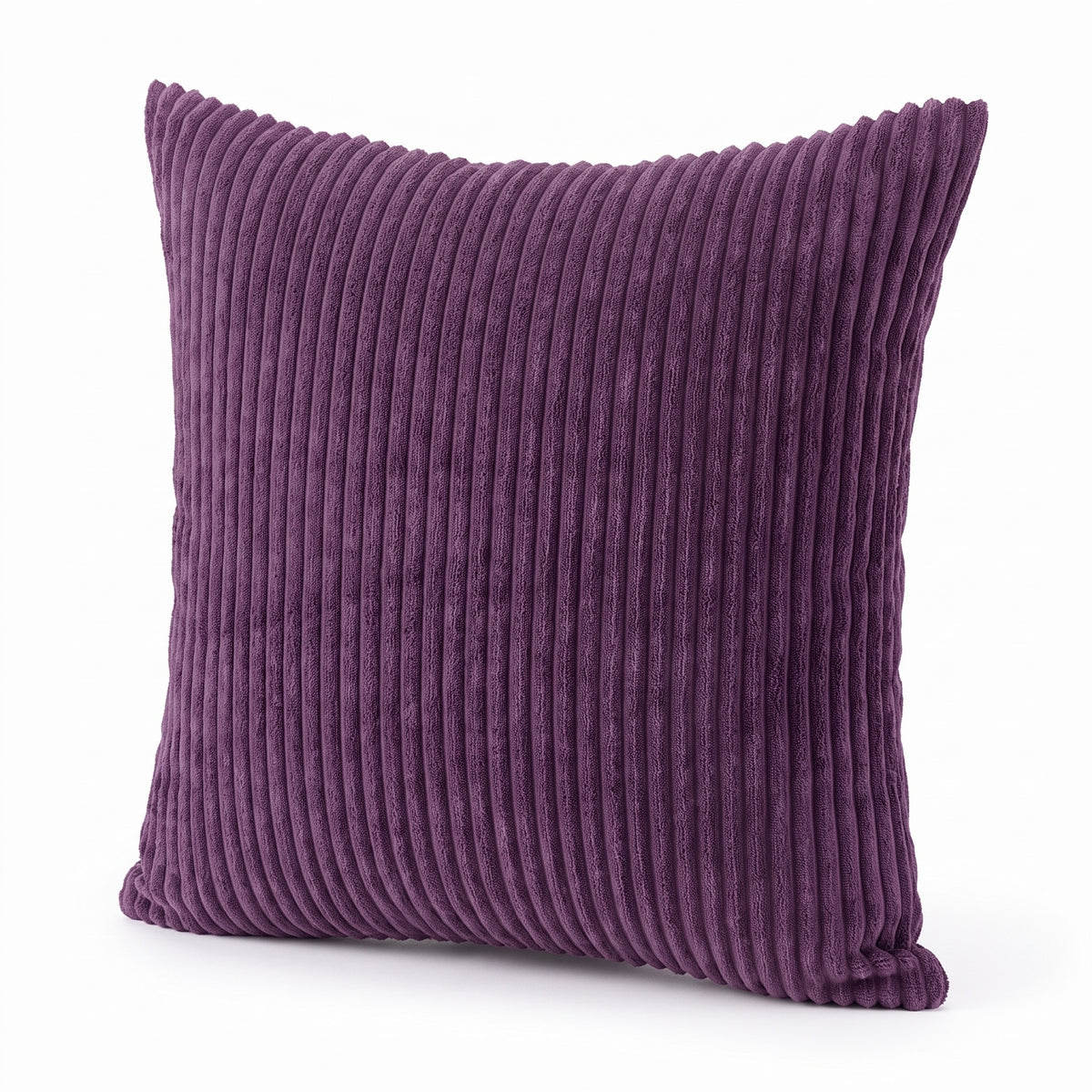 Striped Corduroy Cushion Cover | Soft Ribbed, 12-24in