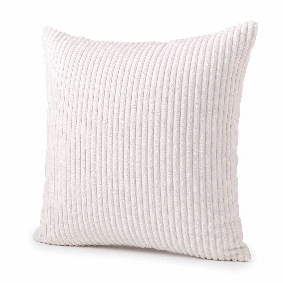Striped Corduroy Cushion Cover | Soft Ribbed, 12-24in