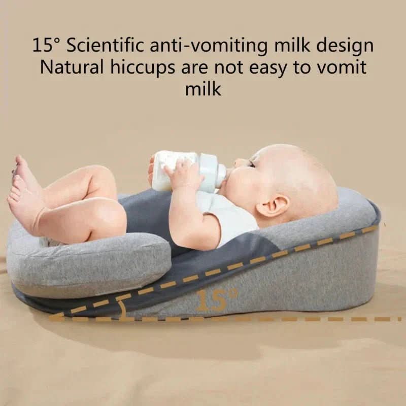 Ergonomic Baby Pillow with Gentle Incline for Bassinet, Crib and Feeding, view 2