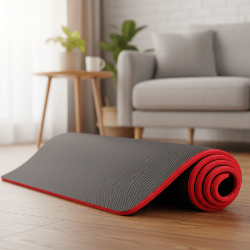 Extra Thick Yoga Mat with Non Slip Surface and Carrying Bag, view 1