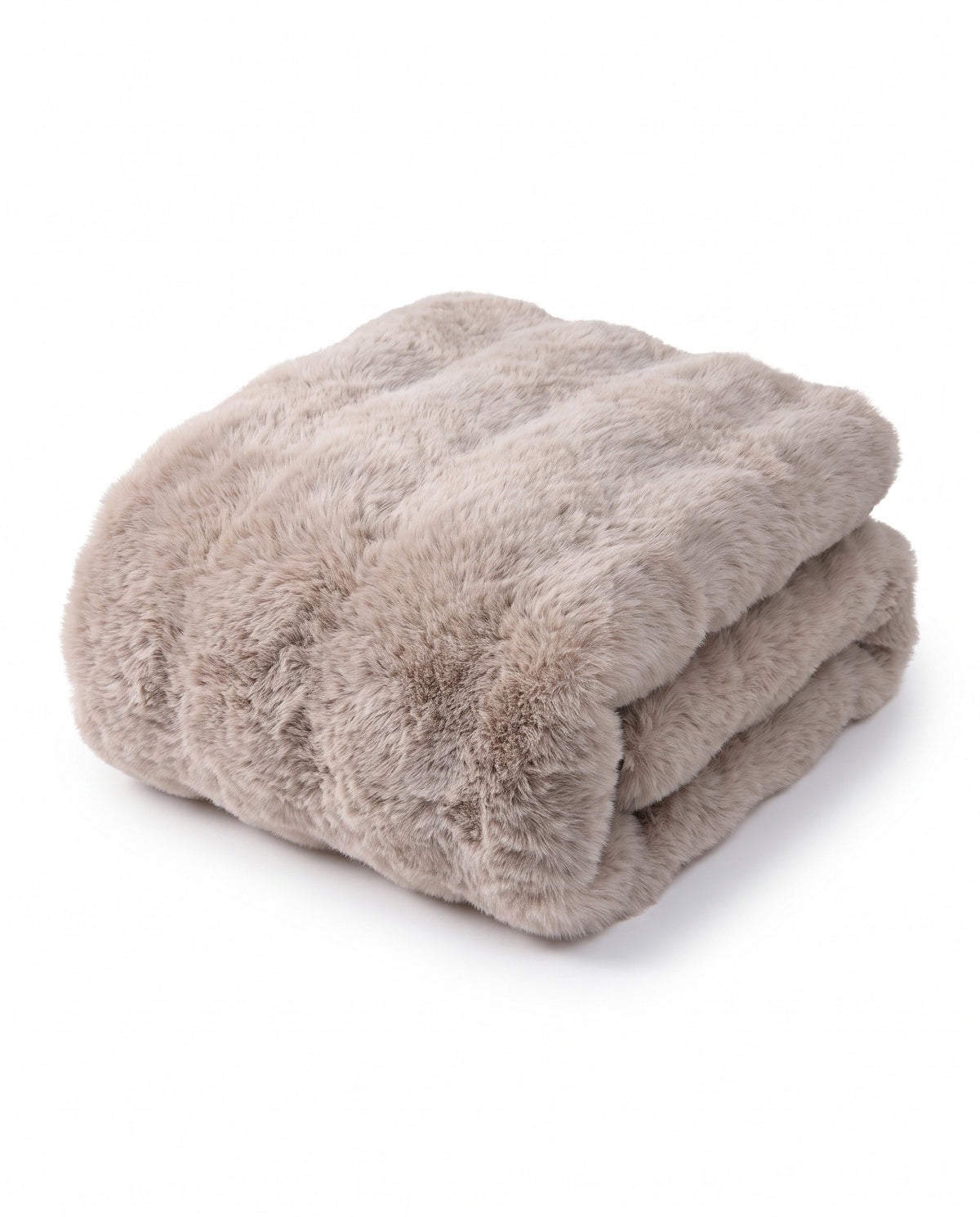 Faux Fur Throw Pillow Cover | Soft Warm Handfeel, 18in