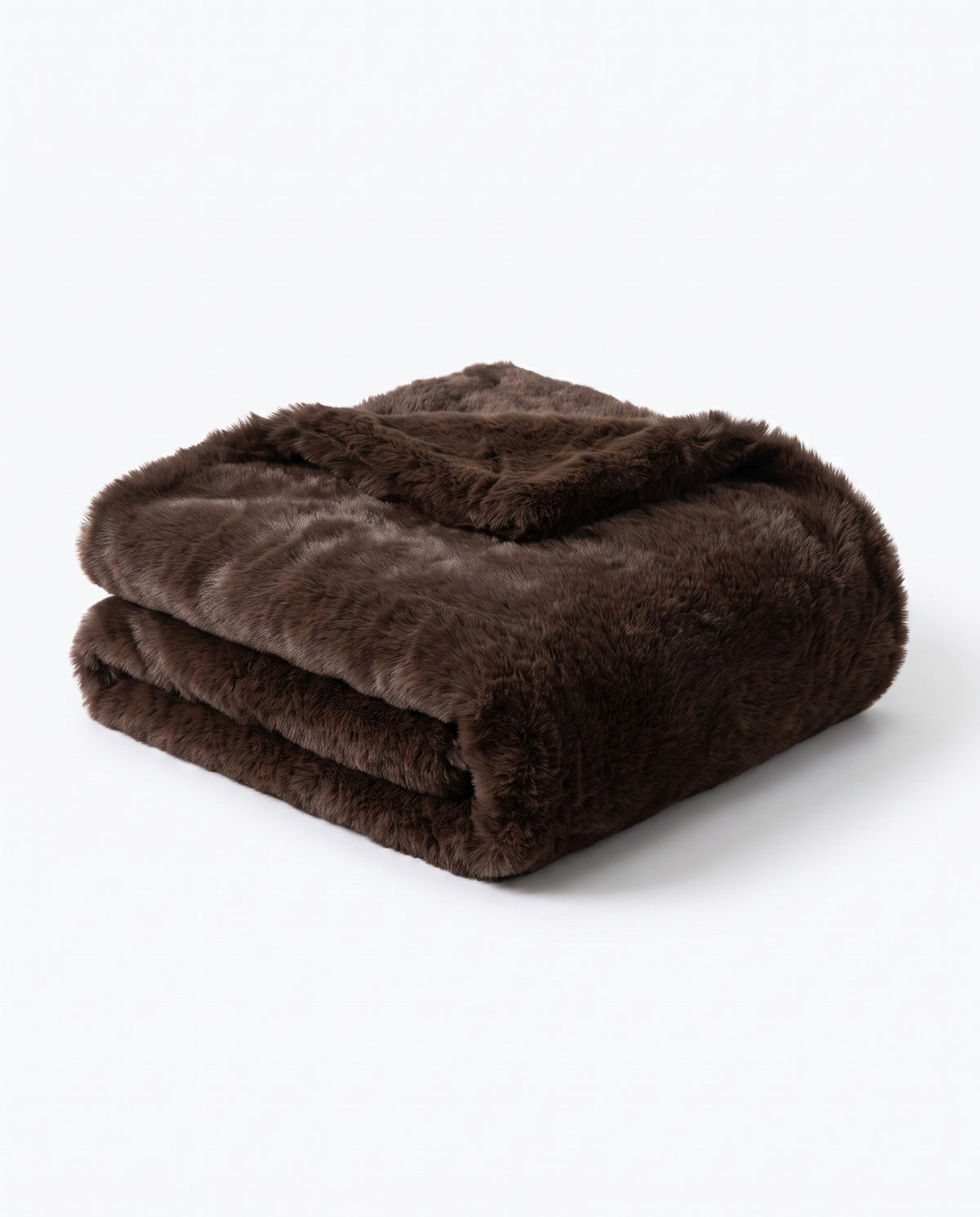 Faux Fur Throw & Pillow Cover Set | Soft Warm Handfeel