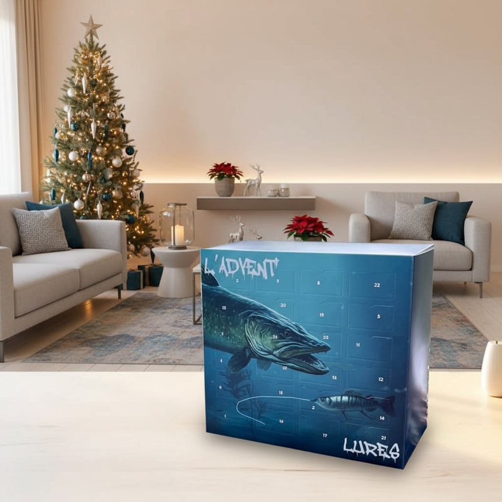 Fishing Advent Calendar with 24 Lures for Freshwater and Saltwater, view 1