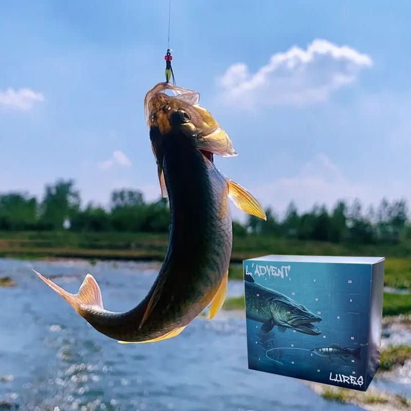 Fishing Advent Calendar with 24 Lures for Freshwater and Saltwater, view 5