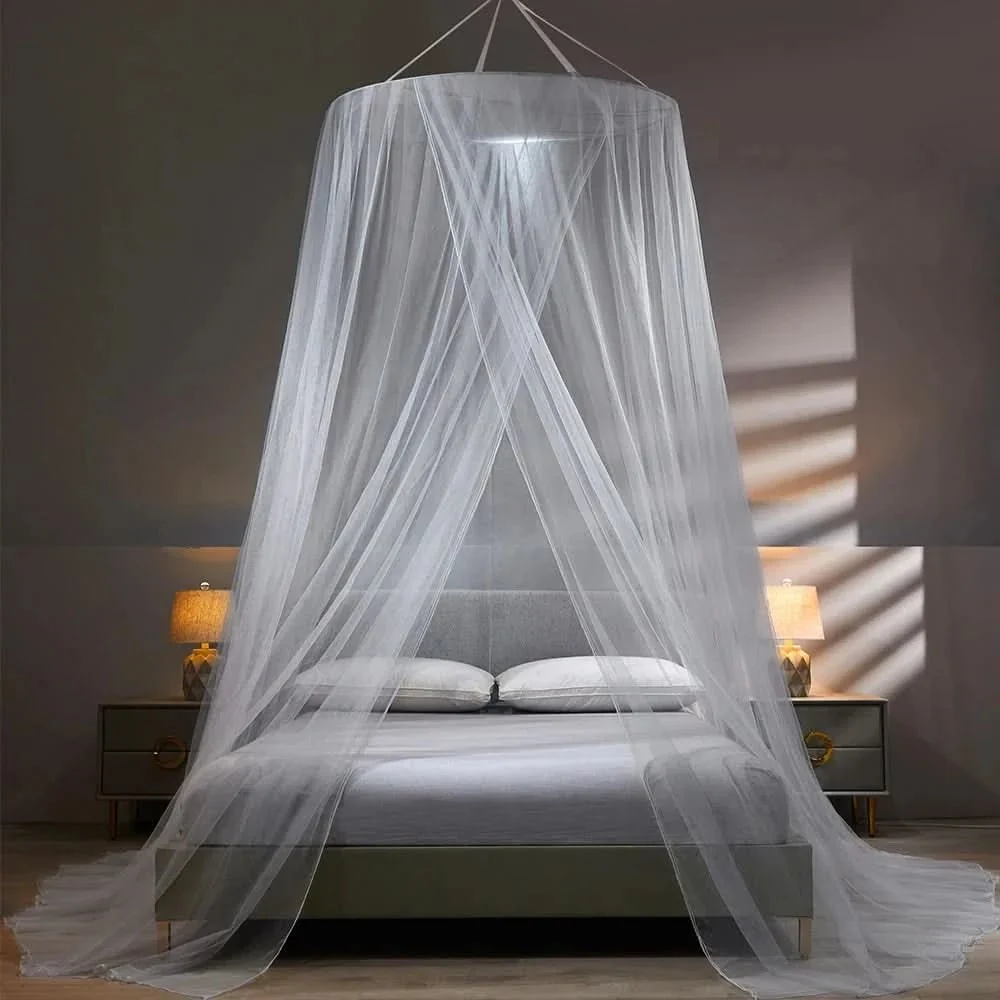 Foldable Mosquito Net for Beds from 39.4 to 78.7 Inch, Tool Free Setup, view 8