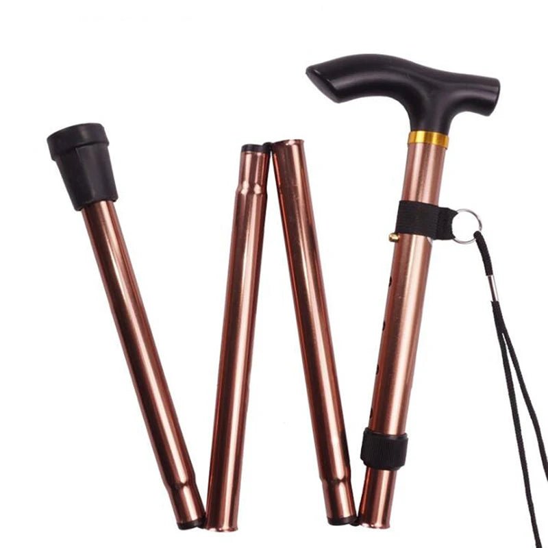 Folding Aluminum Walking Cane in Five Colors, 32.7 in Extended, view 5