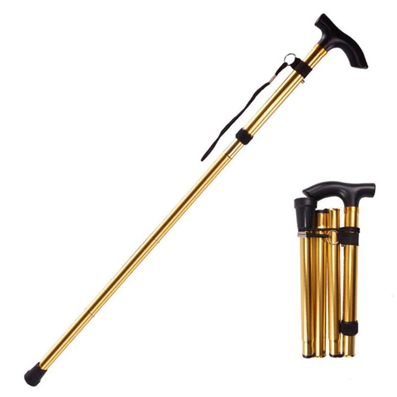 Folding Aluminum Walking Cane in Five Colors, 32.7 in Extended, view 7
