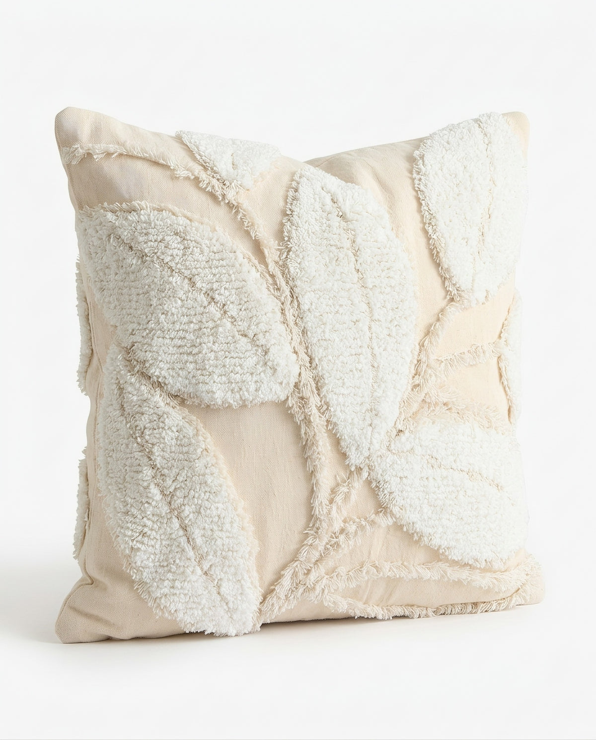 Forest Leaves Cushion Cover | Hidden Zipper, 18in