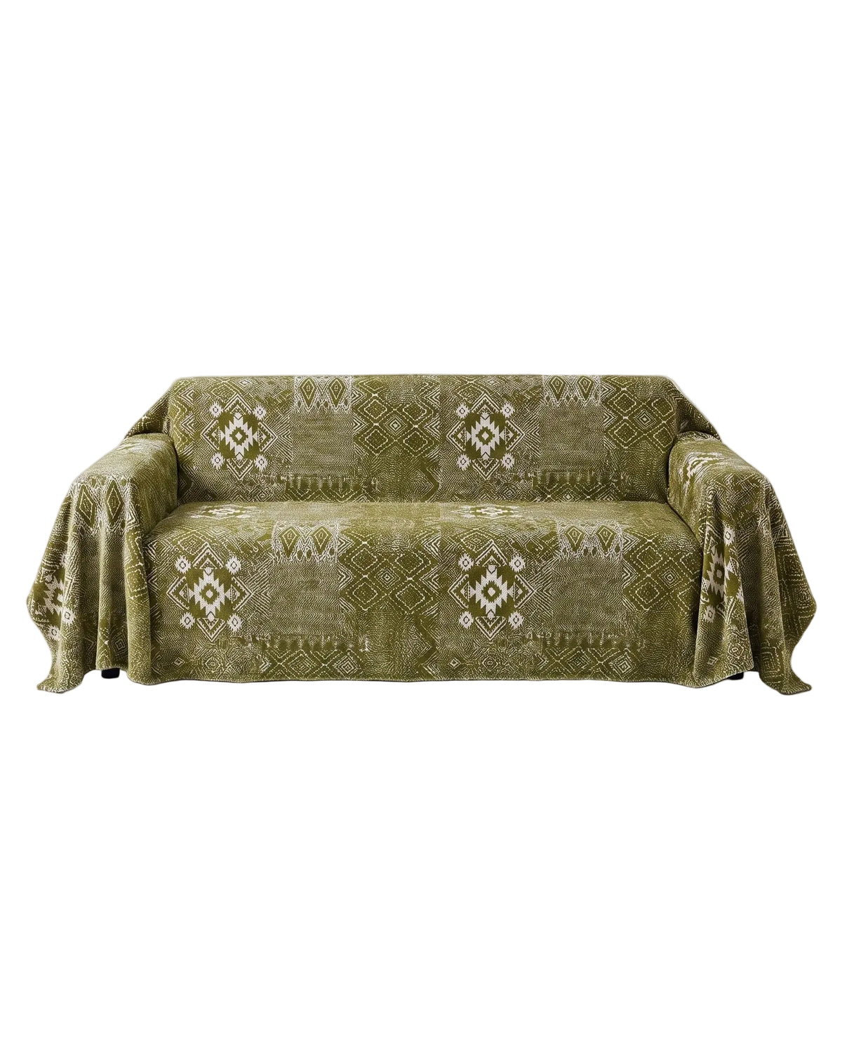 Gemometric Tribal Soft Pastel Pet-Friendly Multi-Purpose Minimal | Breathable, 71-165in