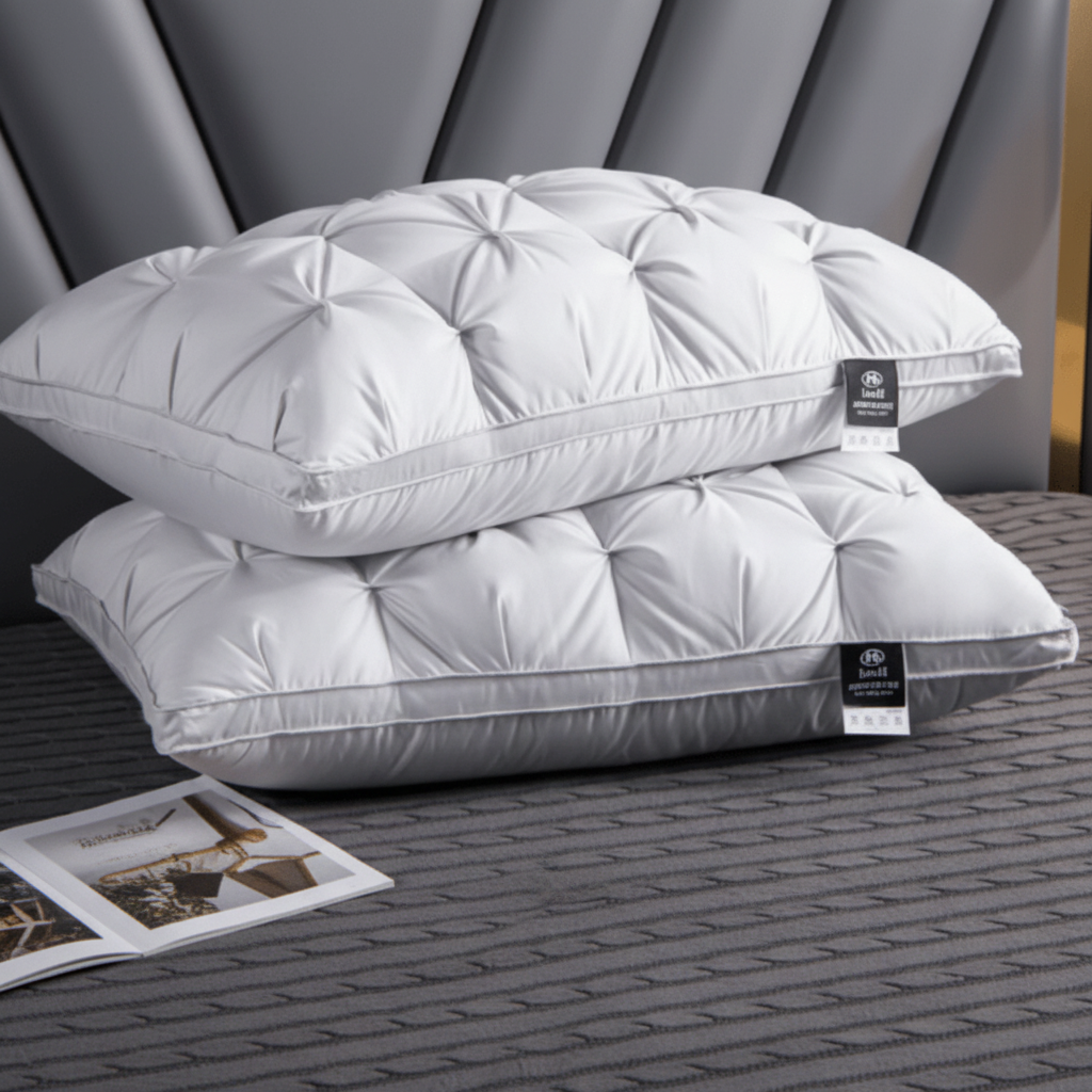 Goose Down Pillow, Hypoallergenic and Breathable, view 4