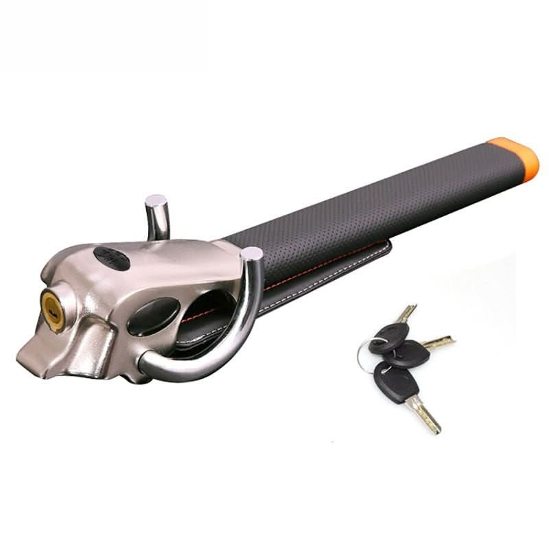 Hardened Steel Steering Wheel Lock with 120 dB Alarm and Triple Locking, view 9