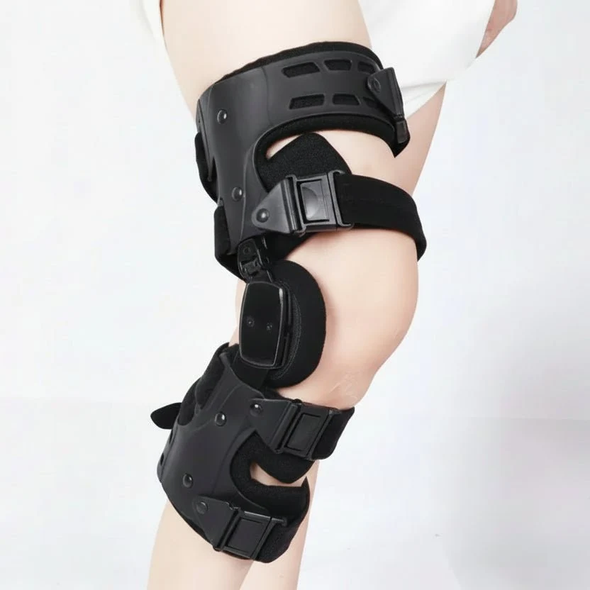 Hinged Knee Brace with Aluminum Stays and Foam Padding, 15.7 Inch, Left or Right, view 12