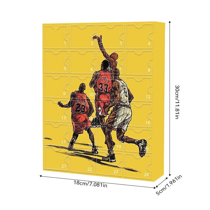 Basketball Advent Calendar by HoopCrest: Daily Holiday Surprises
