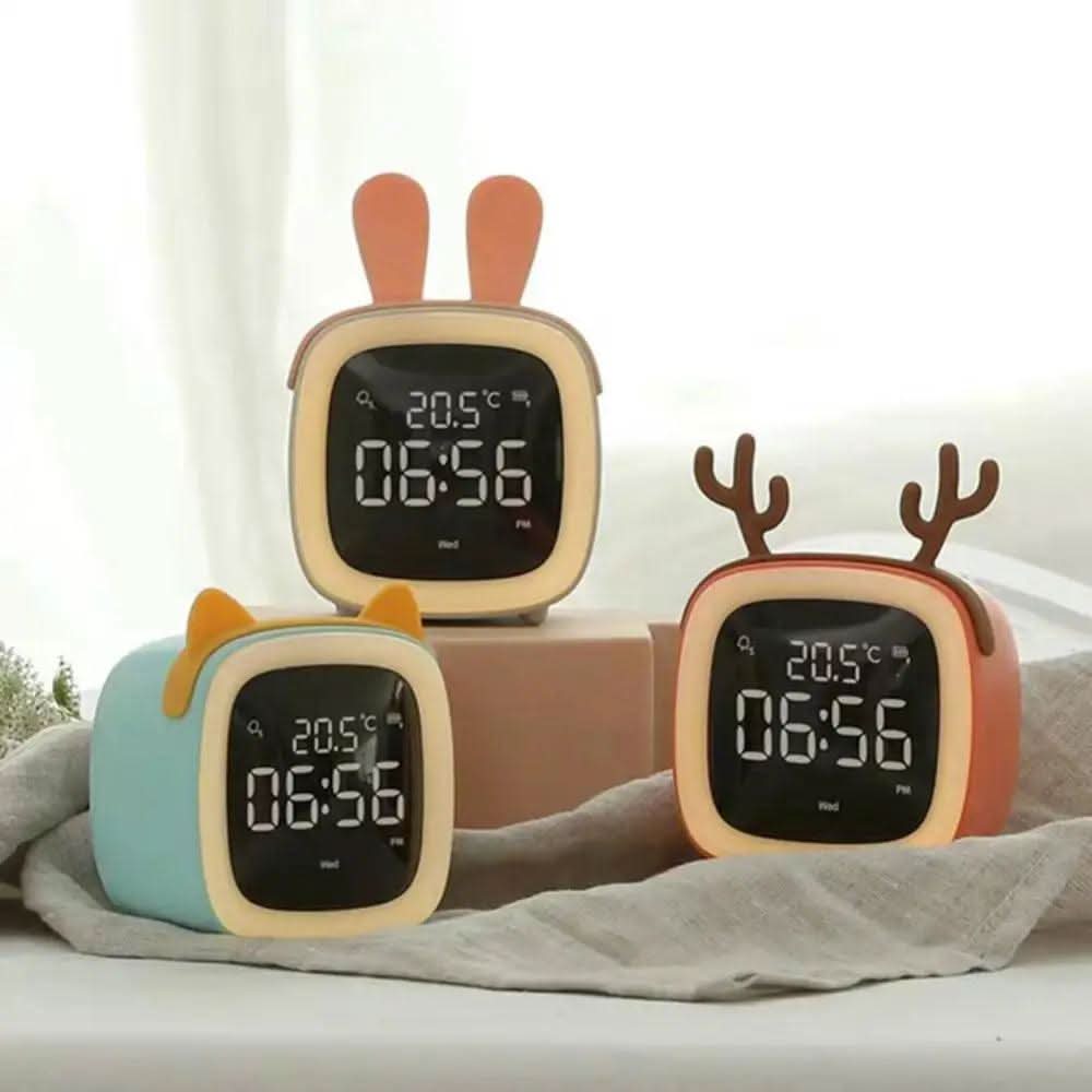 Kids Alarm Clock with Built-In Night Light and Energy Saving LED, view 3
