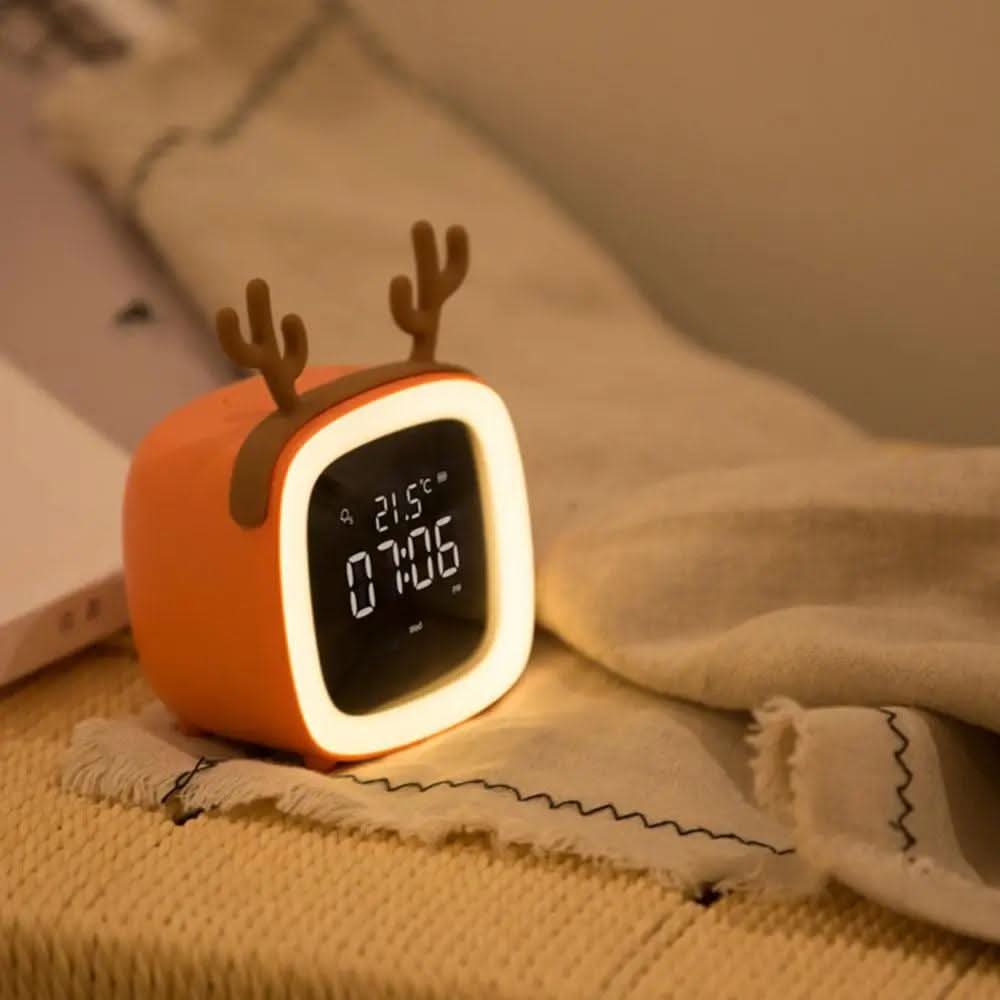 Kids Alarm Clock with Built-In Night Light and Energy Saving LED, view 6
