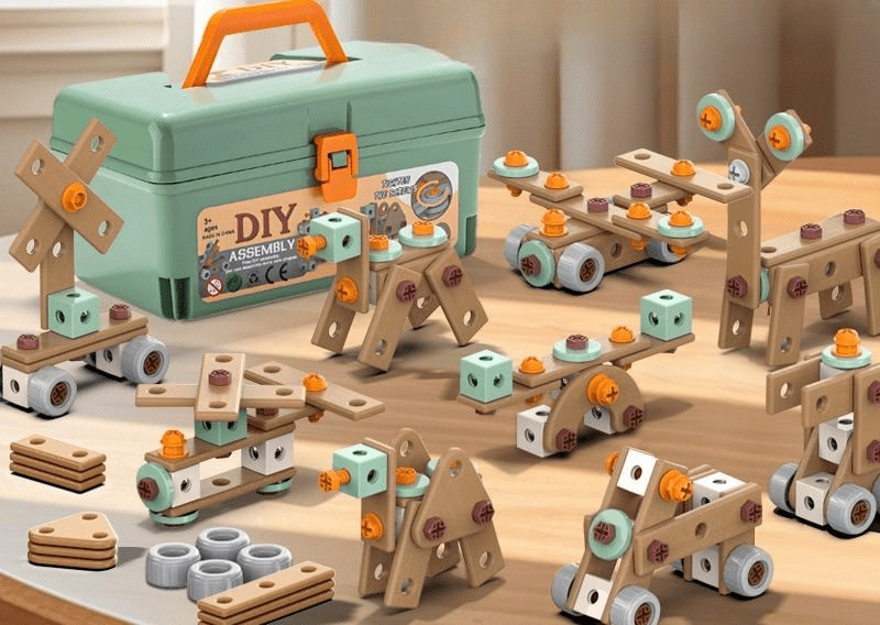 Kids Pretend Play Tool Set for Ages 3 and Up in ABS Plastic, Multiple Sizes, view 9