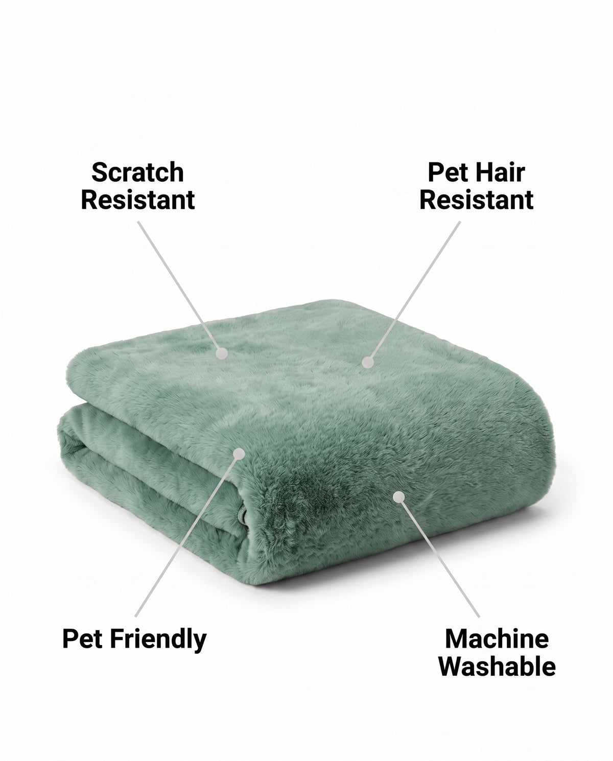 Leaf Shape Washable Dog Mat & Pet Blanket | Scratch Resistant
