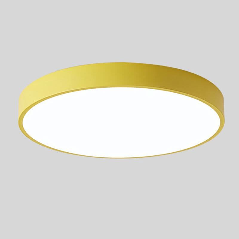 LED Ceiling Light in Metal, Acrylic and Wood, 9 and 11.8 Inch Diameter, view 9