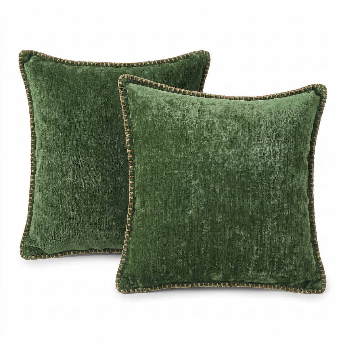 Stitched Edge Chenille Cushion Cover | Set of 2, 12-26in