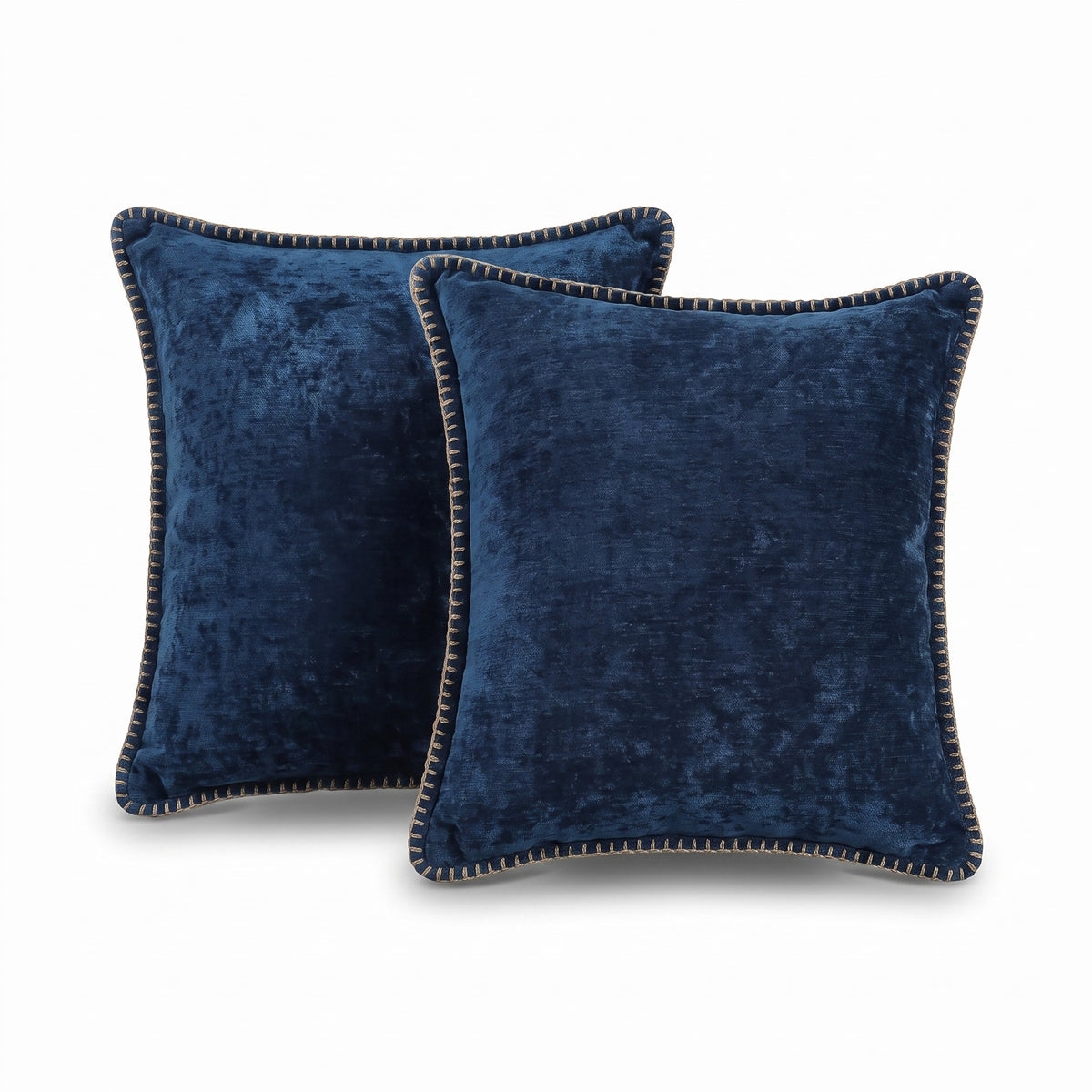 Stitched Edge Chenille Cushion Cover | Set of 2, 12-26in