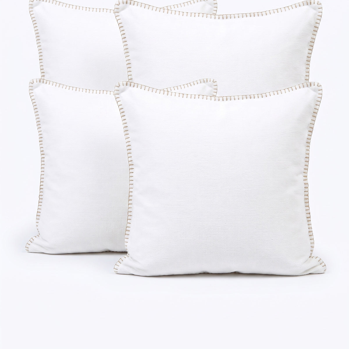 Stitched Edge Chenille Cushion Cover | Set of 2, 12-26in