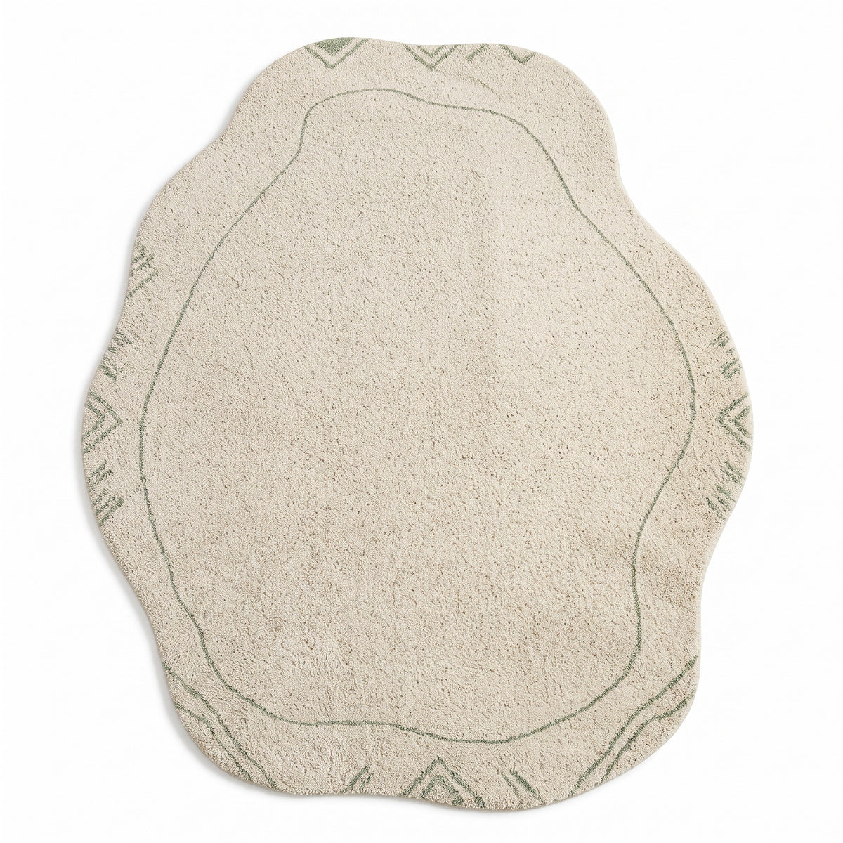 Nordic Style Area Rug | Soft Fluffy Pile, 31-118in