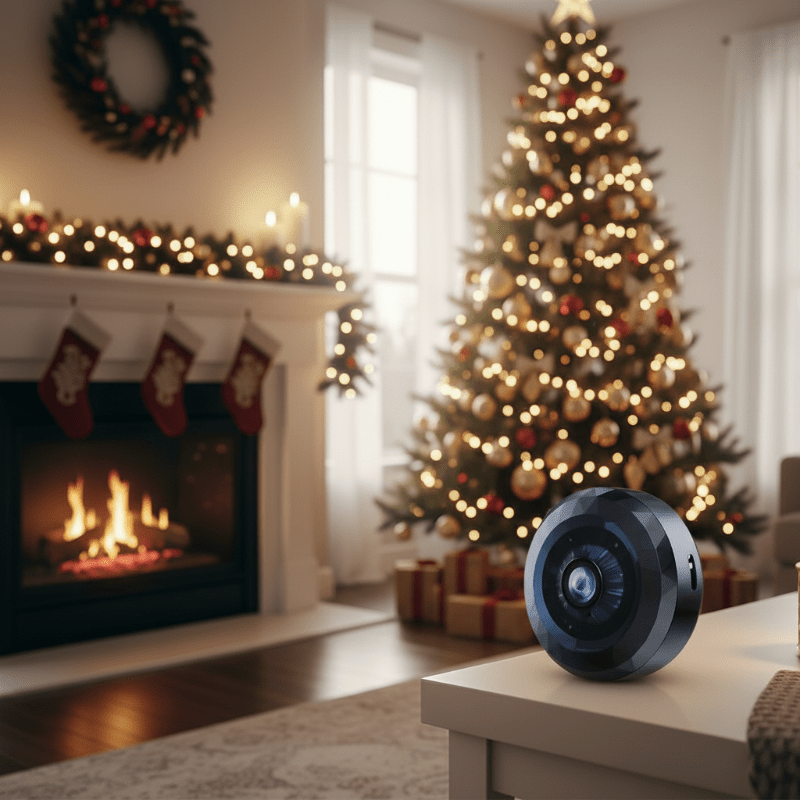 Magnetic WiFi Security Camera with 1080p, Night Vision and Motion Detection, view 1