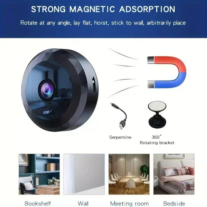 Magnetic WiFi Security Camera with 1080p, Night Vision and Motion Detection, view 5