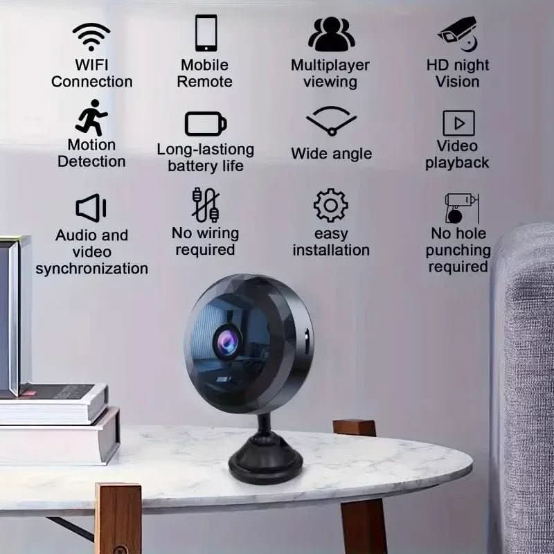 Magnetic WiFi Security Camera with 1080p, Night Vision and Motion Detection, view 6