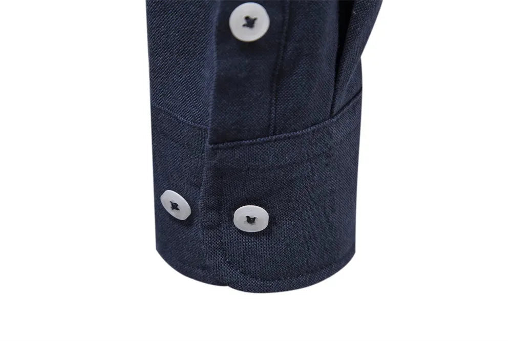 Men's Button Down Shirt with Contrast Details for Office and Weekend, view 11