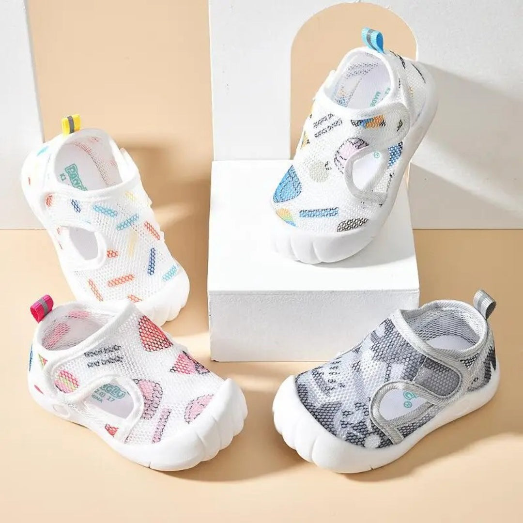 Mesh Baby Sandals with Closed Toe Cap, Sizes EU 14 to 21, view 3