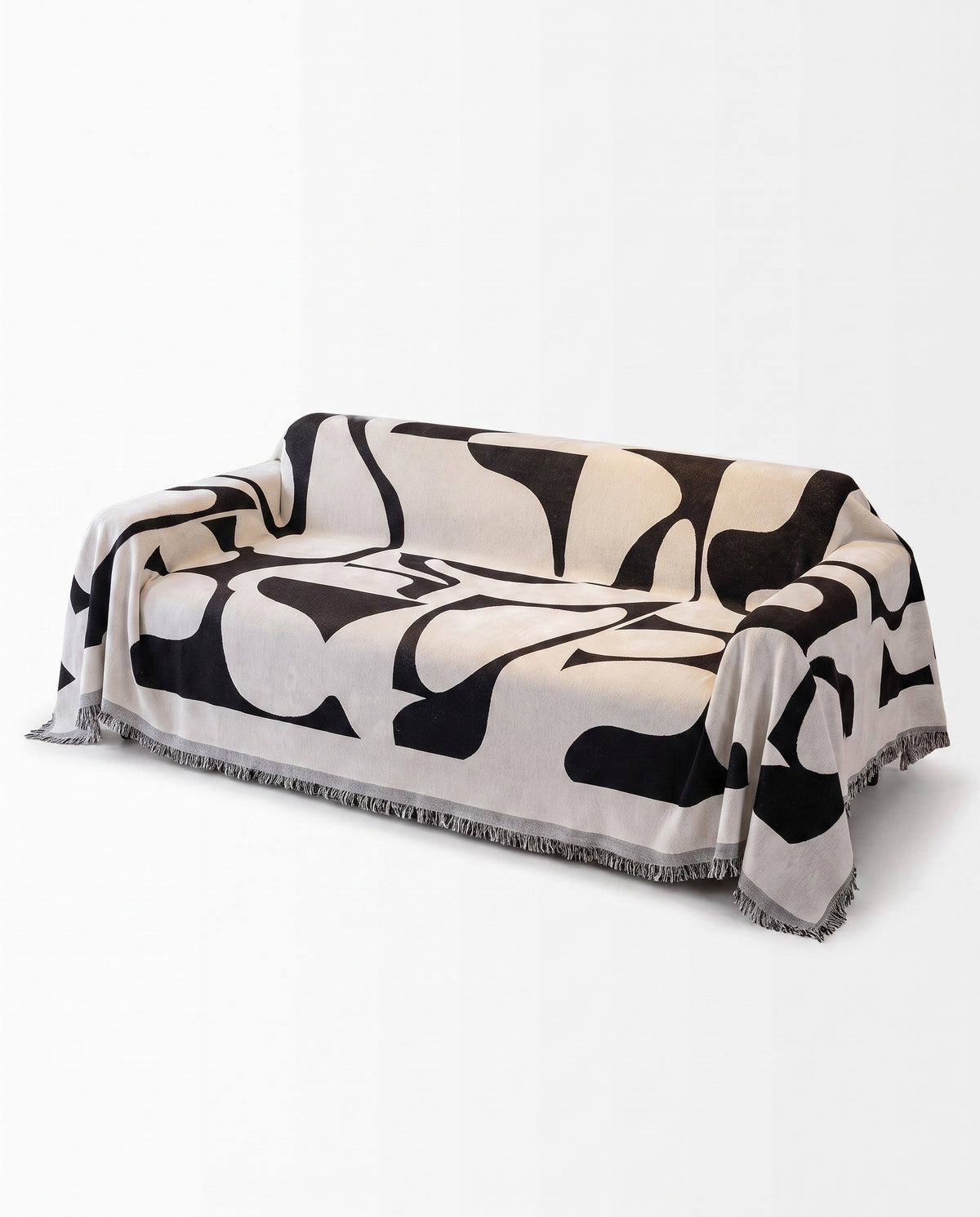 Monochrome Chic Sofa Cover | Pet Friendly, 71-165in
