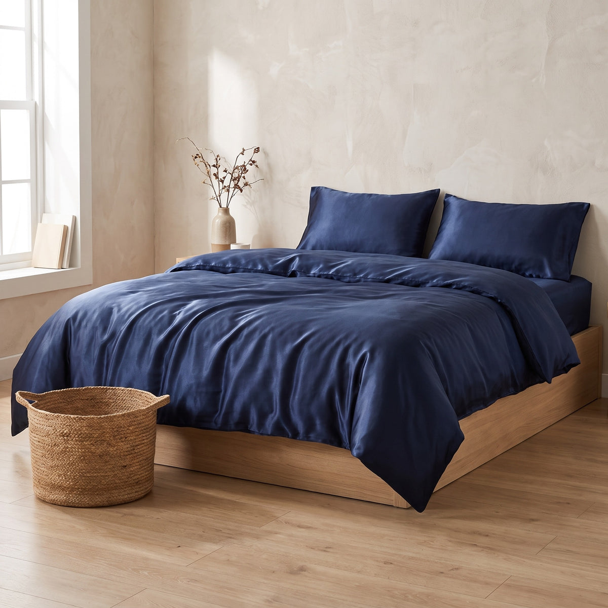 Silk Duvet Cover Set | 100% Silk, 59-94in