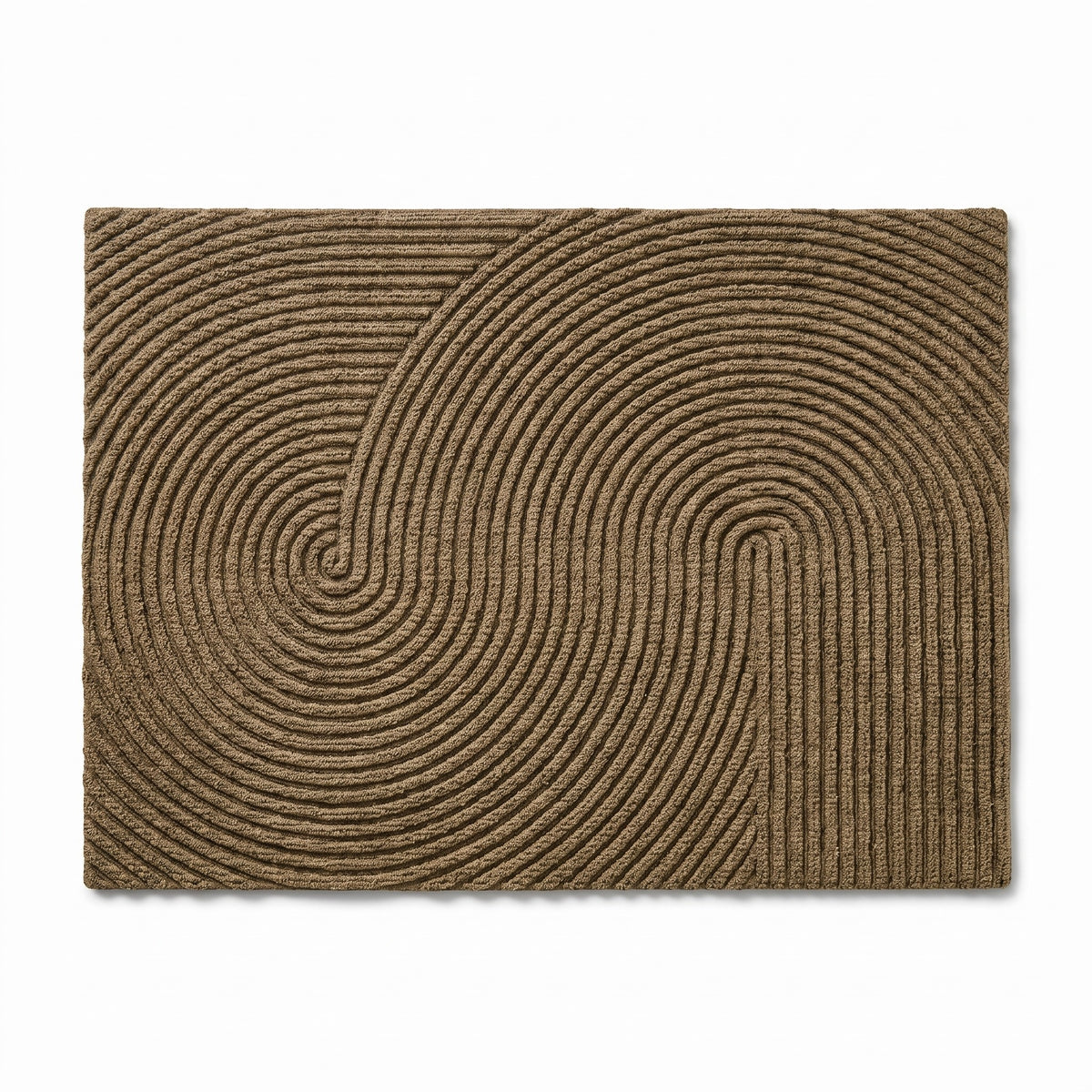 3D Groove Door Mat | Non-Slip TPR Backing, 18-35in