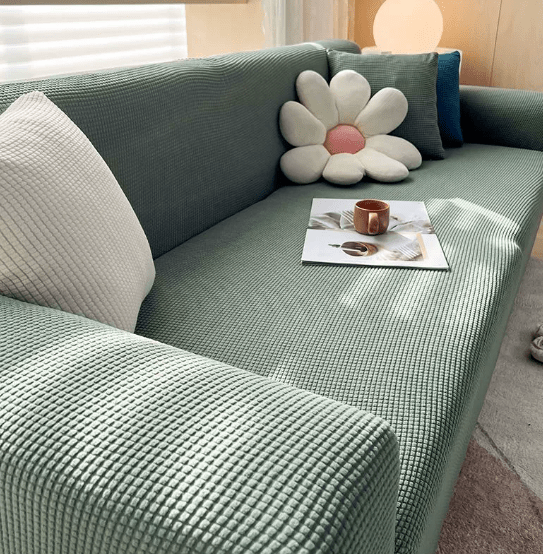 Non Slip Sofa Cover in Four Sizes from 35 to 118 in for Stains and Scratches, view 2