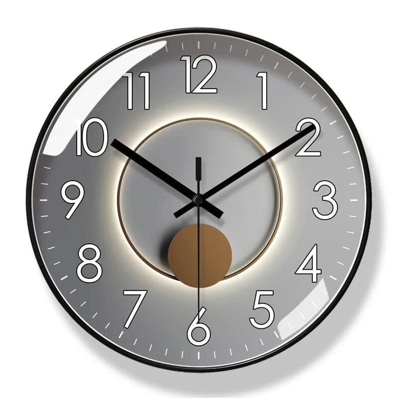 Nordic Style Wall Clock with Silent Quartz Movement in Three Sizes, view 10