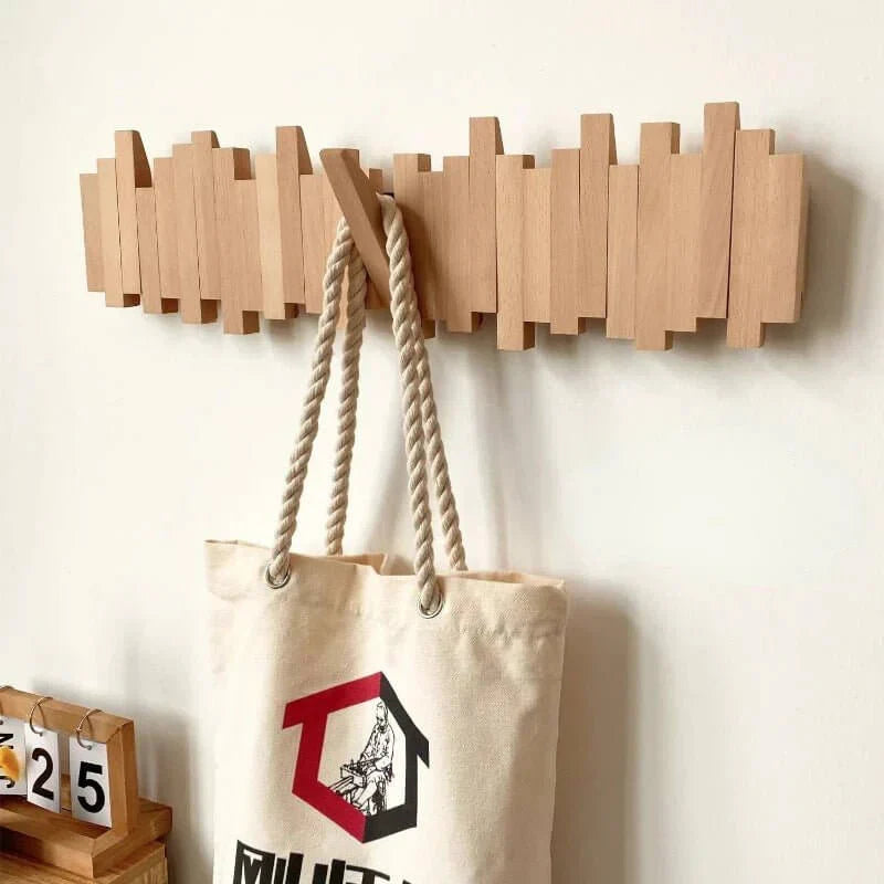 Wood Wall Coat Rack
