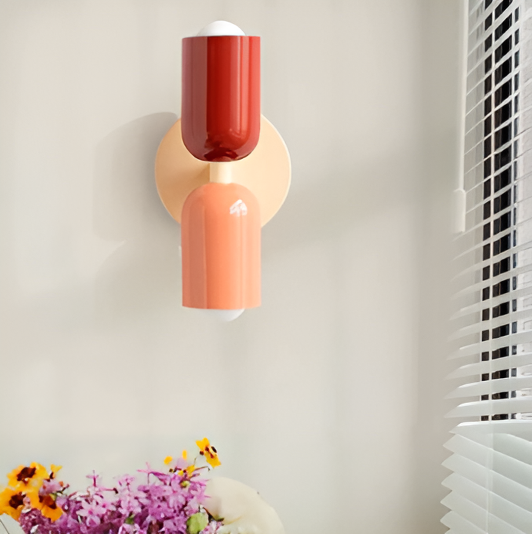 Two-Tone Metal Wall Light