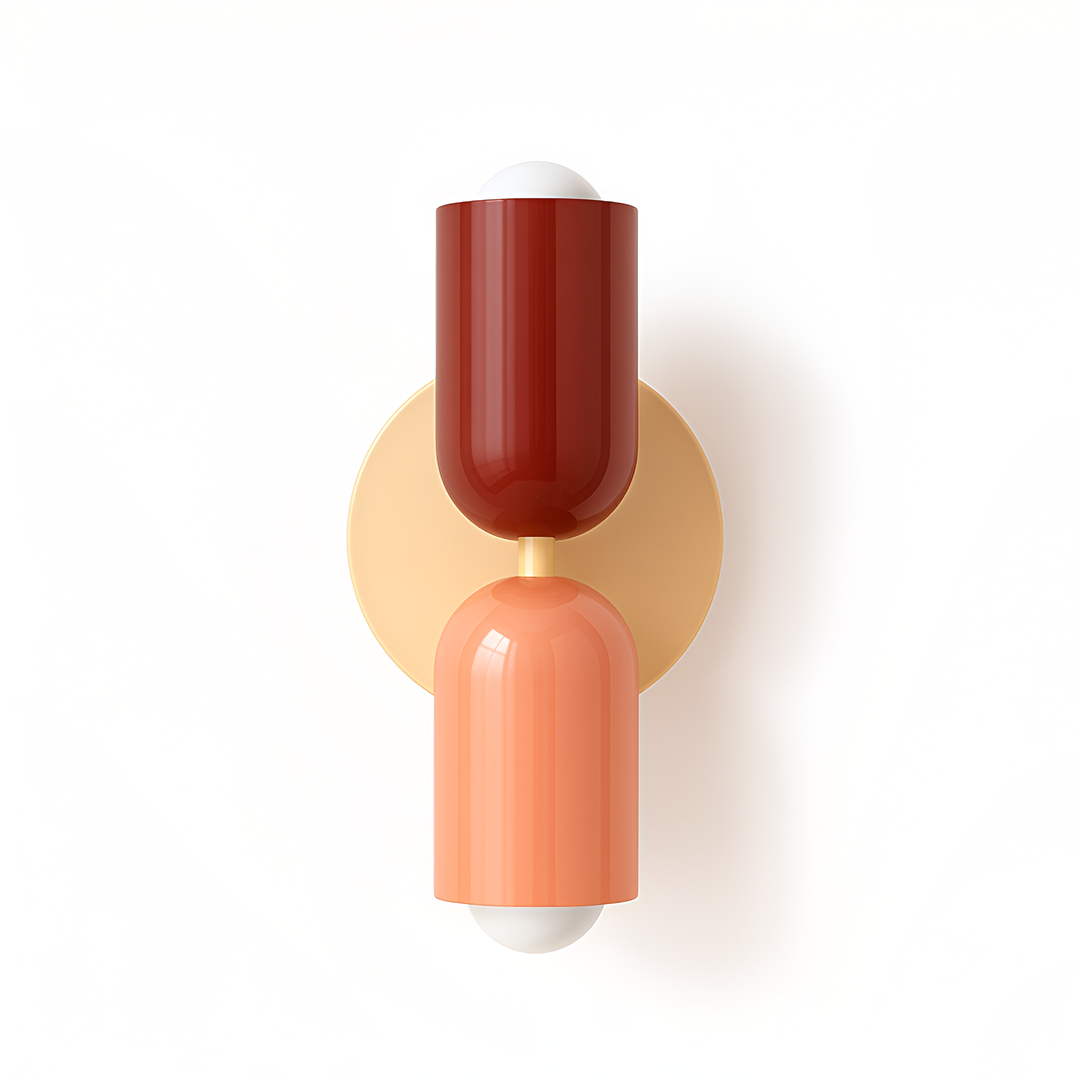 Two-Tone Metal Wall Light